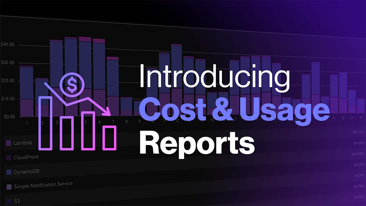 Introducing Cost and Usage Reports